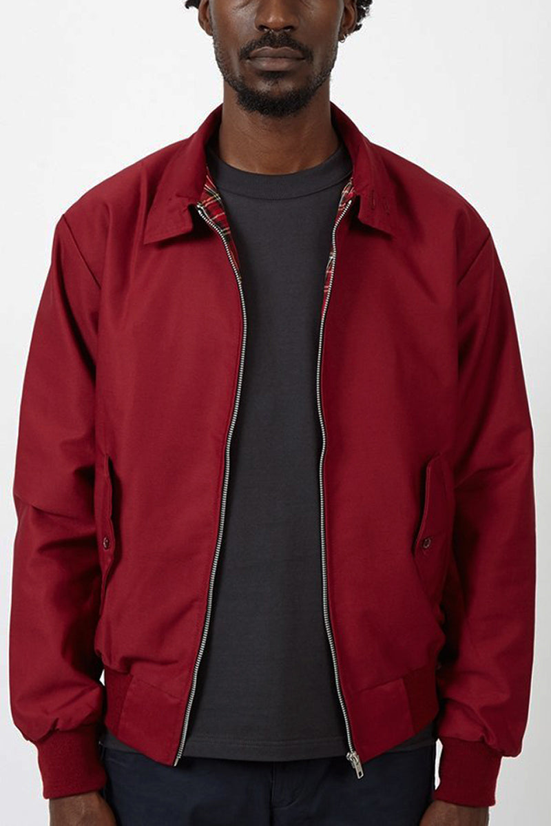 Men's Tartan-Lined Cotton-Blend Jacket