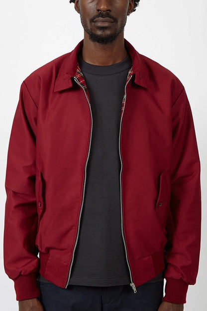 Men's Tartan-Lined Cotton-Blend Jacket