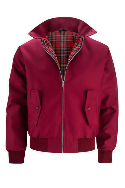 Men's Tartan-Lined Cotton-Blend Jacket