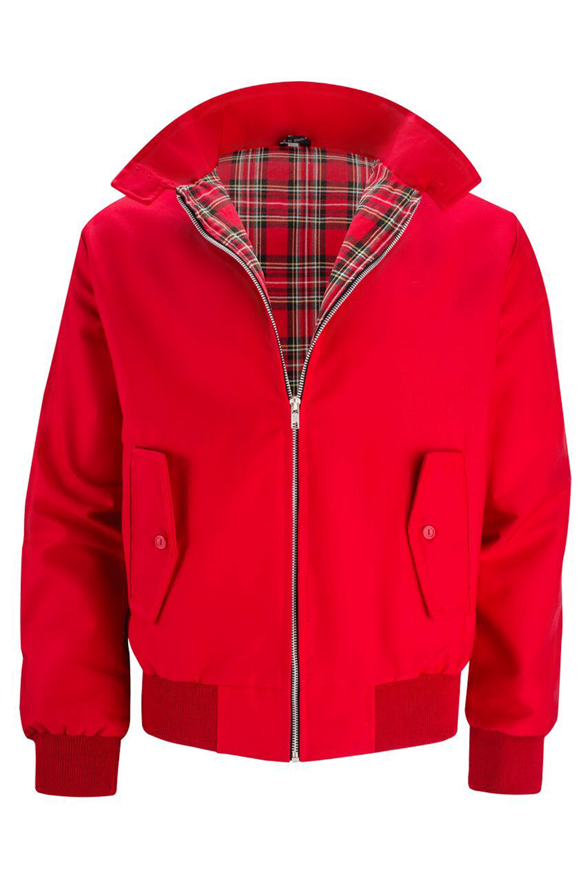 Men's Tartan-Lined Cotton-Blend Jacket