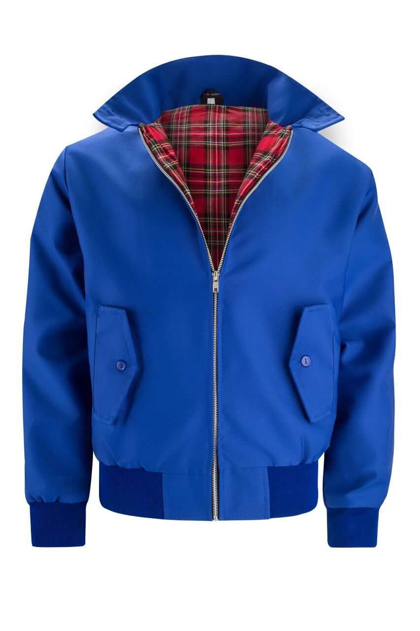 Men's Tartan-Lined Cotton-Blend Jacket