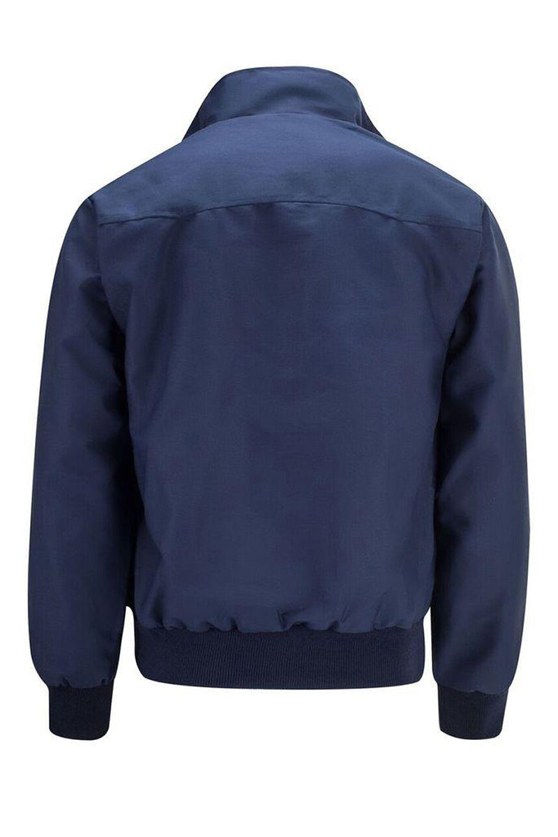 Men's Tartan-Lined Cotton-Blend Jacket