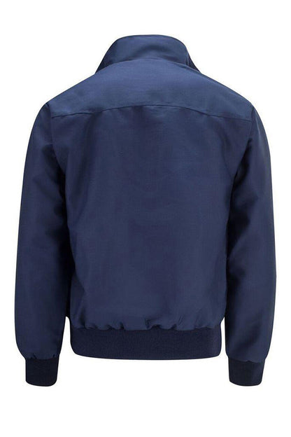 Men's Tartan-Lined Cotton-Blend Jacket
