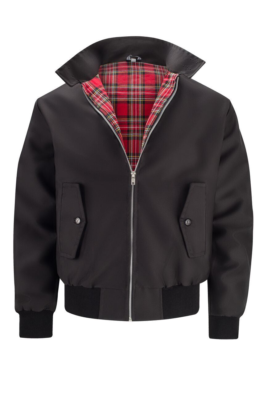 Men's Tartan-Lined Cotton-Blend Jacket