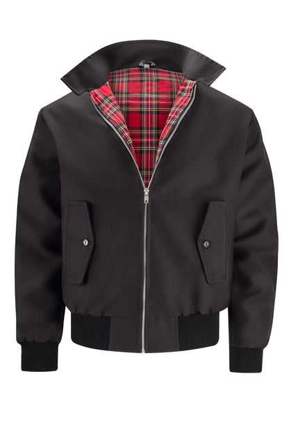 Men's Tartan-Lined Cotton-Blend Jacket