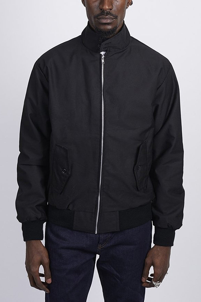 Men's Tartan-Lined Cotton-Blend Jacket