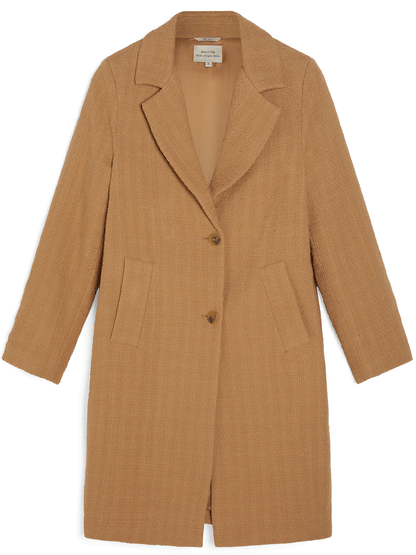 Men's Vegan Wool Structured Coat