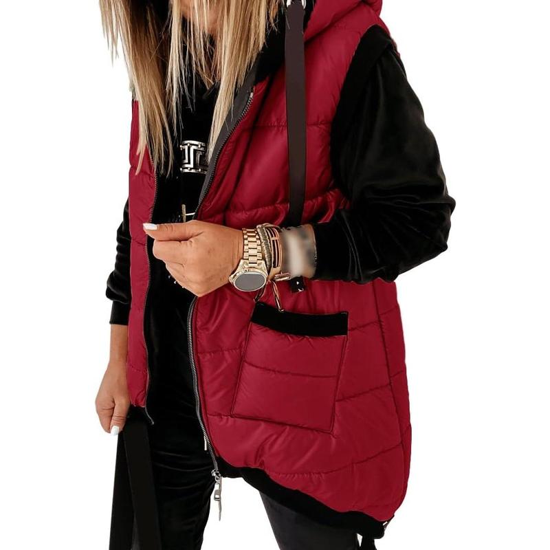 Women's Padded Hooded Puffer Vest