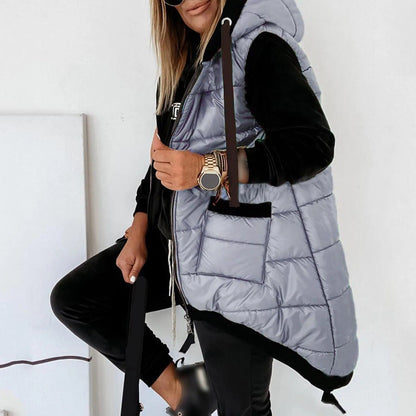 Women's Padded Hooded Puffer Vest
