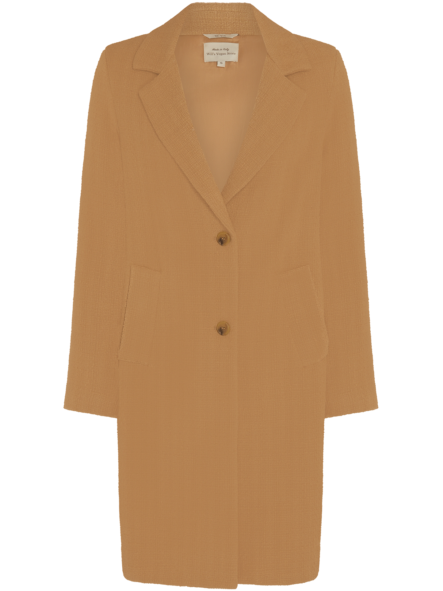 Men's Vegan Wool Structured Coat