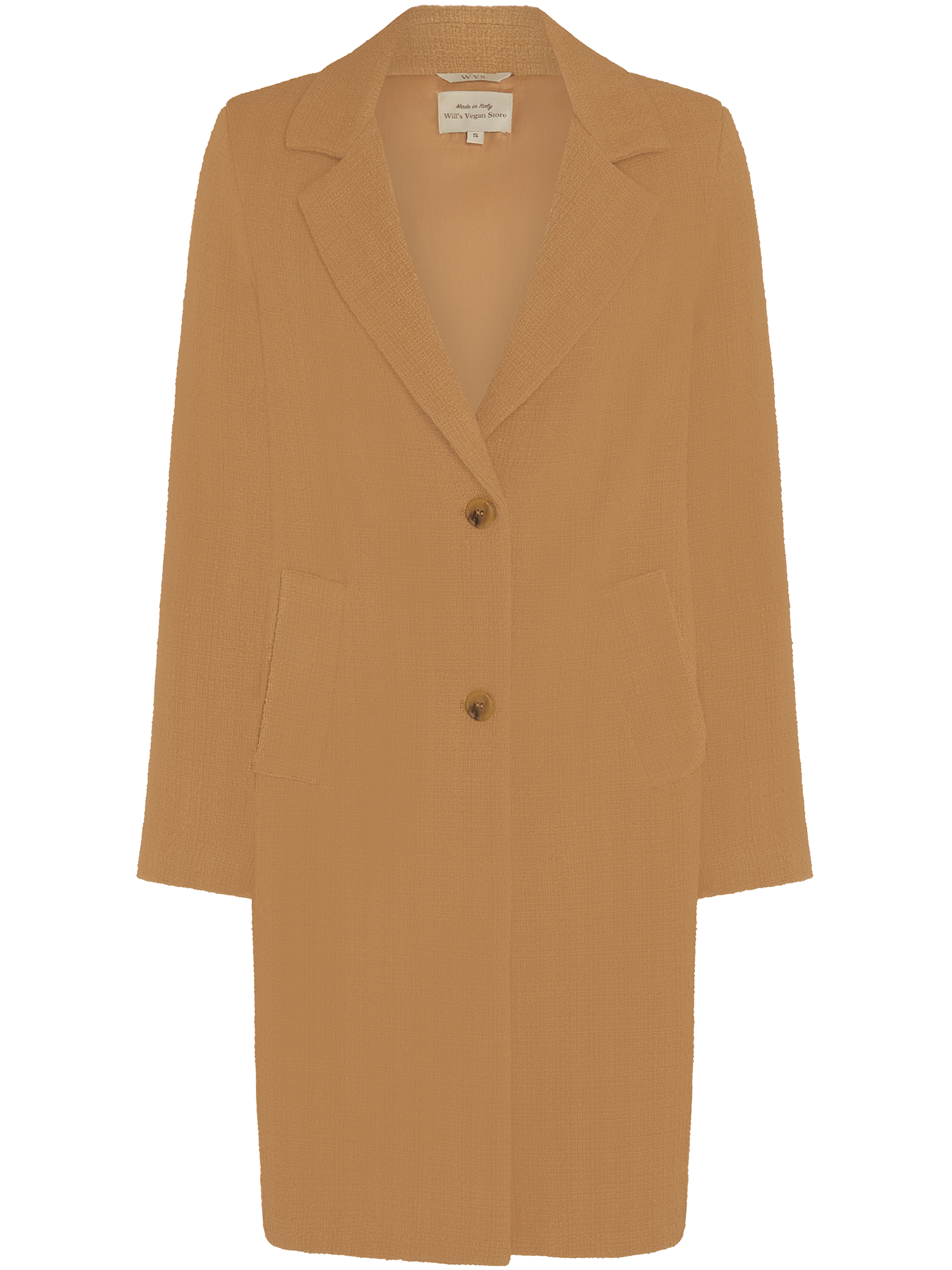 Men's Vegan Wool Structured Coat