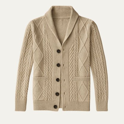 Men's 100% Cashmere Cardigan