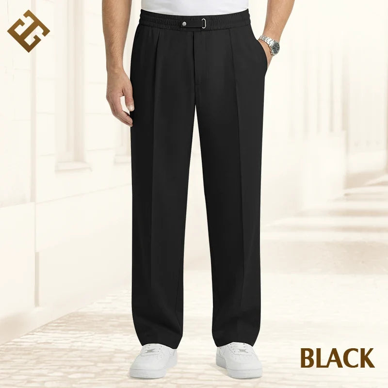 Men's Pull-On Straight-Leg Comfort Pants
