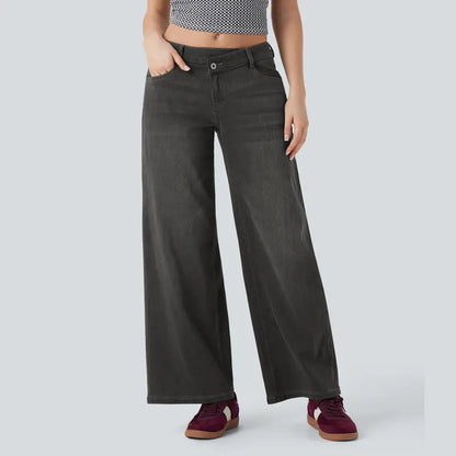 Women's Low Rise Baggy Wide Leg Jeans