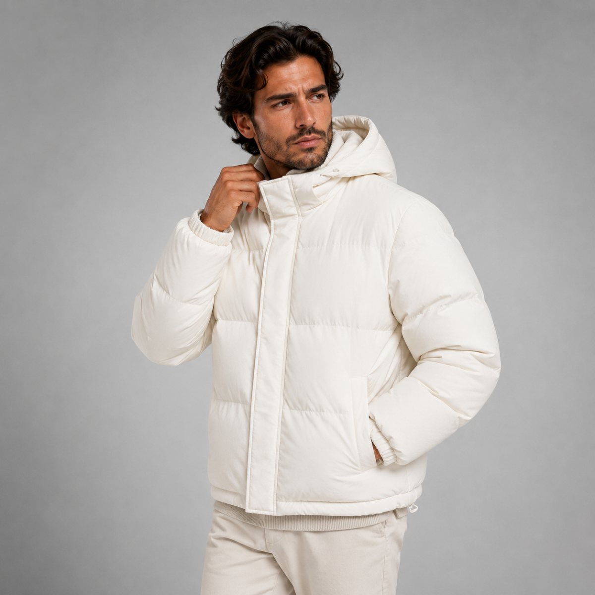 Men's Waterproof Down Puffer Jacket