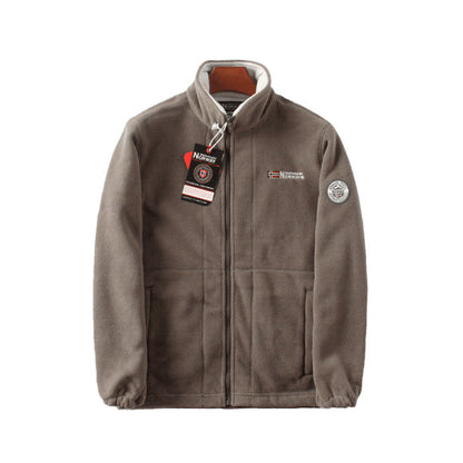 Unisex Sherpa Hooded Jacket