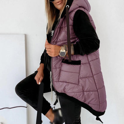Women's Padded Hooded Puffer Vest