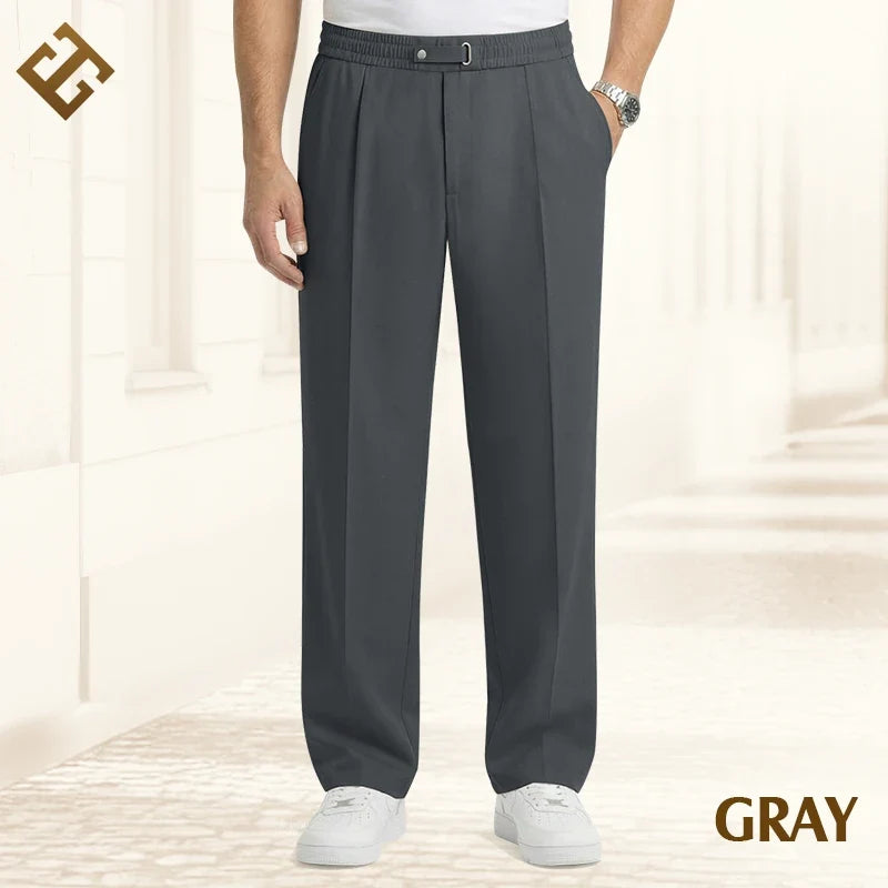 Men's Pull-On Straight-Leg Comfort Pants