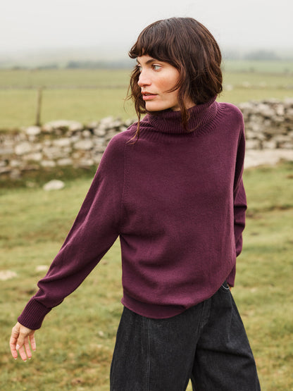 Unisex Wool Roll Neck Sweater