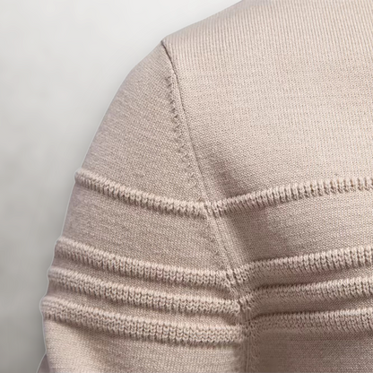 Men's Cotton Grid-Knit Sweater