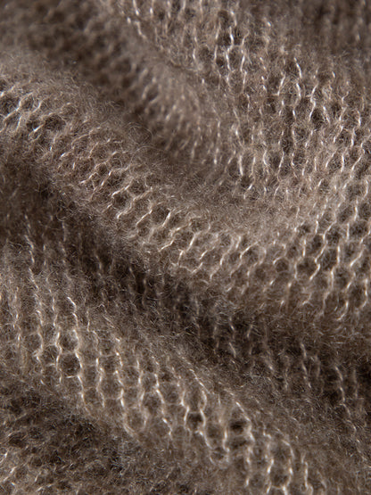 Women's Cashmere-Silk Relaxed Pullover Sweater