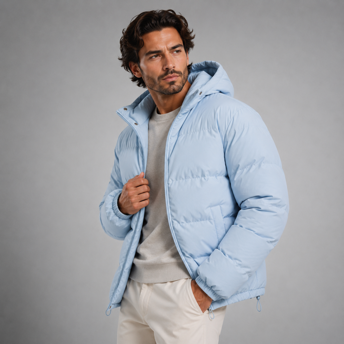 Men's Waterproof Down Puffer Jacket