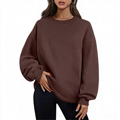 Women's Fleece-Lined Thickened Sweatshirt