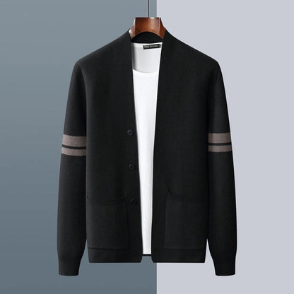 Men's Merino Wool-Blend Cardigan