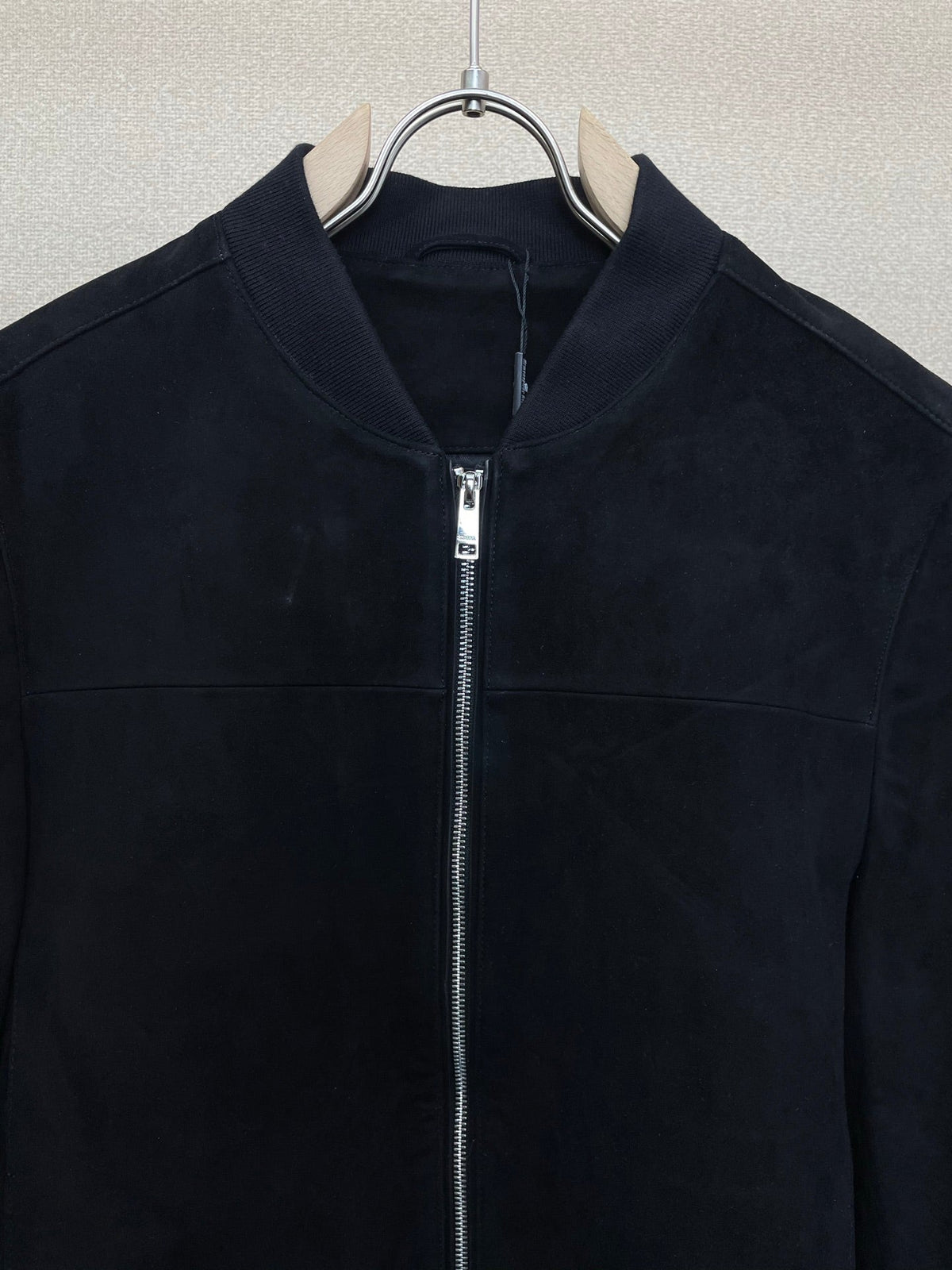 Men's Calfskin Leather Bomber Jacket
