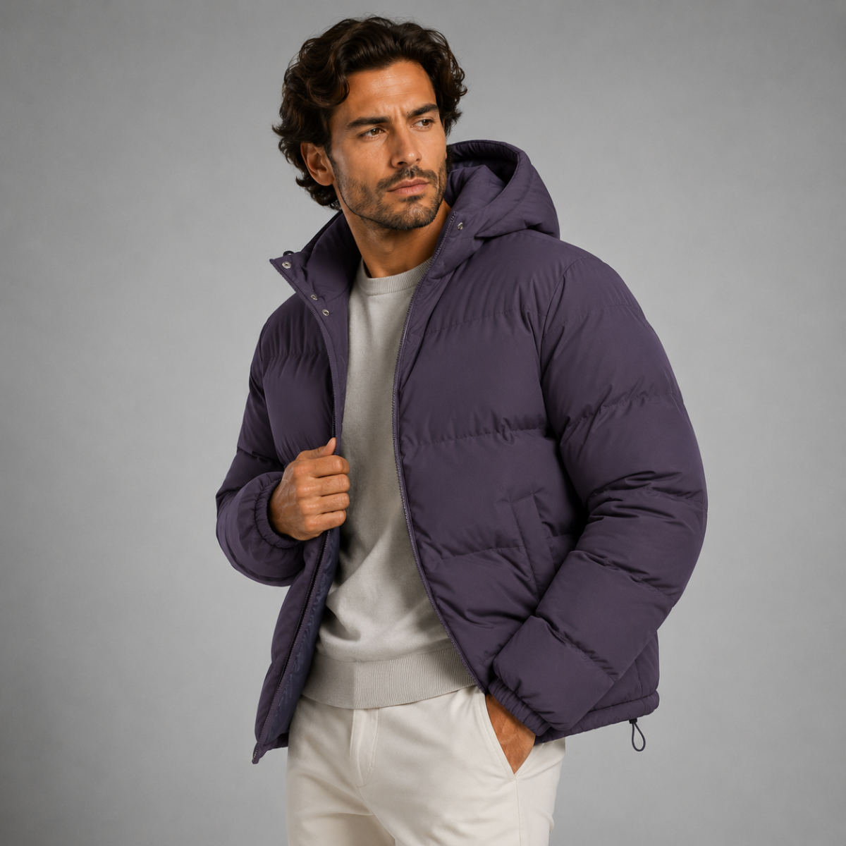 Men's Waterproof Down Puffer Jacket
