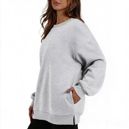 Women's Fleece-Lined Thickened Sweatshirt
