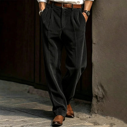 Men's Corduroy Relaxed-Fit Pants