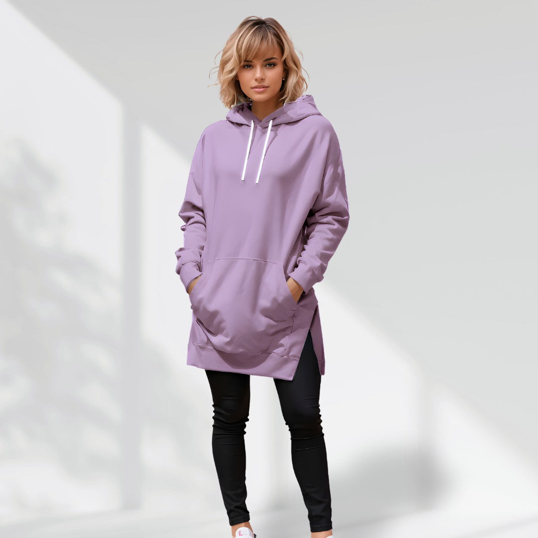 Women's Oversized Cotton Hoodie Dress