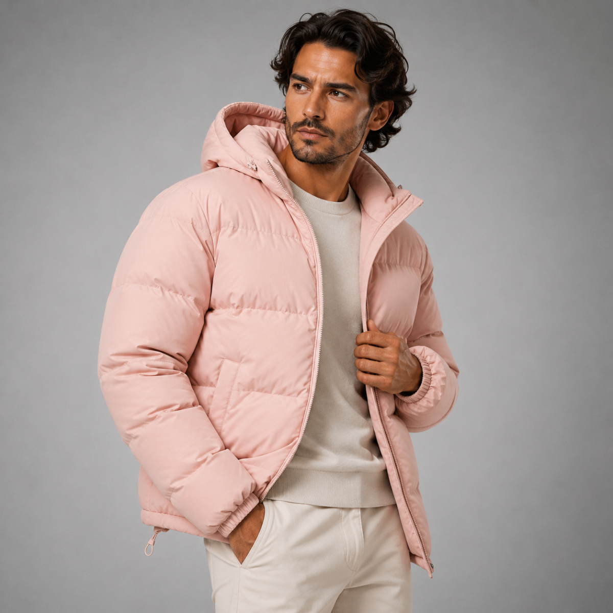 Men's Waterproof Down Puffer Jacket
