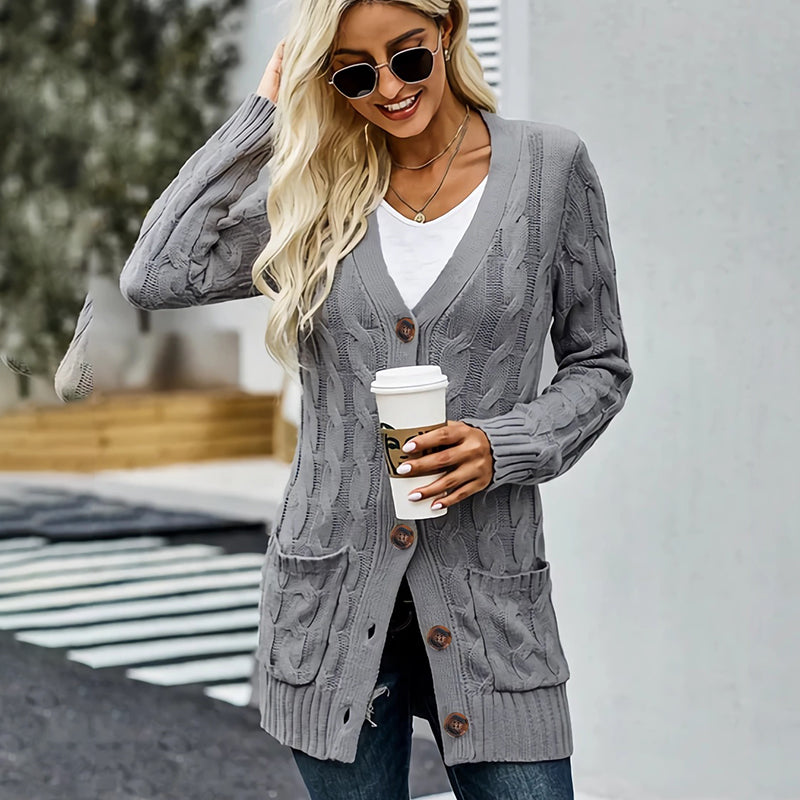 Women's Midi-Length Knit Sweater