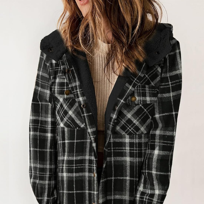 Unisex Teddy Bear Flannel Jacket
