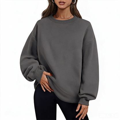 Women's Fleece-Lined Thickened Sweatshirt
