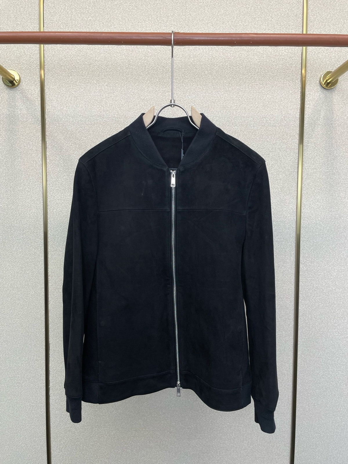 Men's Calfskin Leather Bomber Jacket
