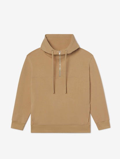 Unisex Organic Cotton Half-Zip Hoodie