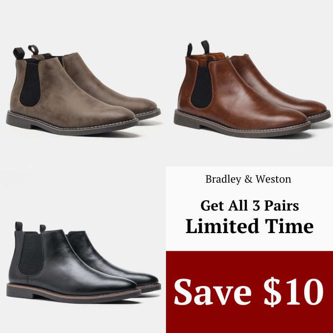 Men's Leather Chelsea Boots