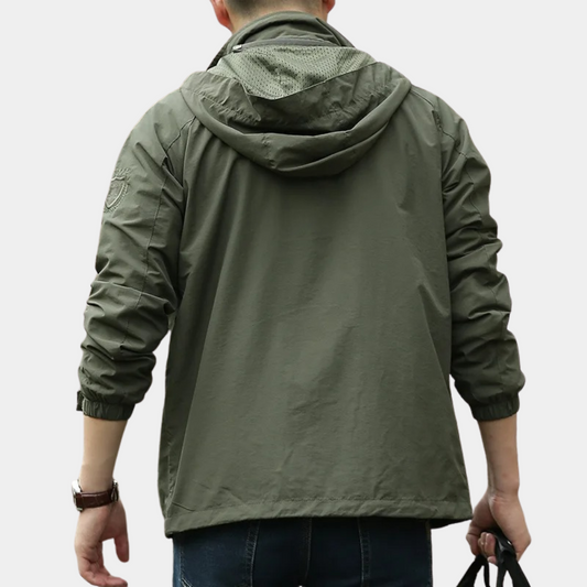 Men's Zip-Front Casual Jacket