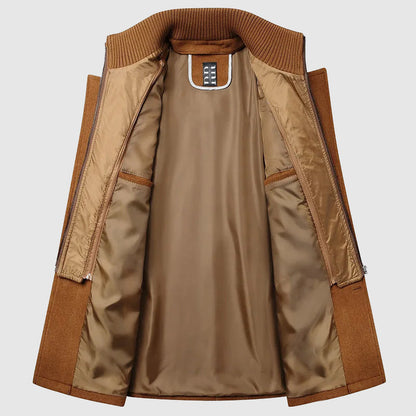 Men's Wool-Blend Tailored Coat