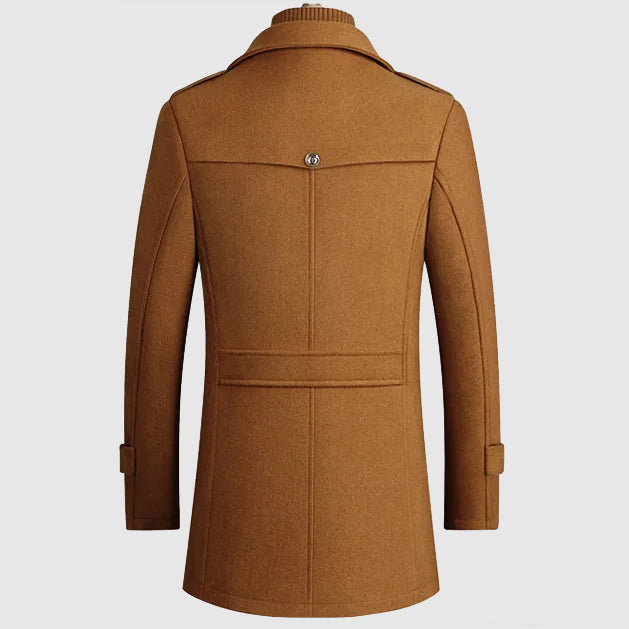 Men's Wool-Blend Tailored Coat