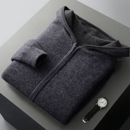 Unisex Reversible Cashmere Hoodie