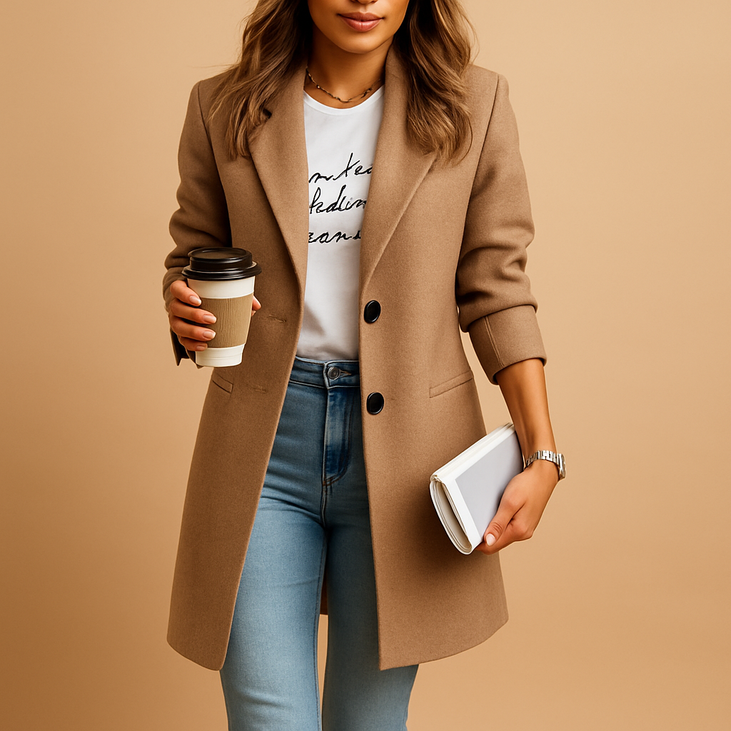 Women's Wool Longline Tailored Coat