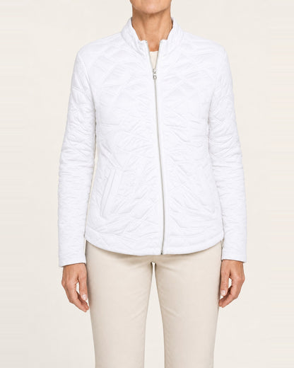 Women's Quilted Lightweight Layering Jacket – Tennis & Golf, White