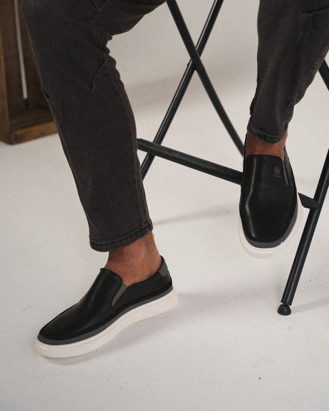 Men's Leather Slip-On Loafers