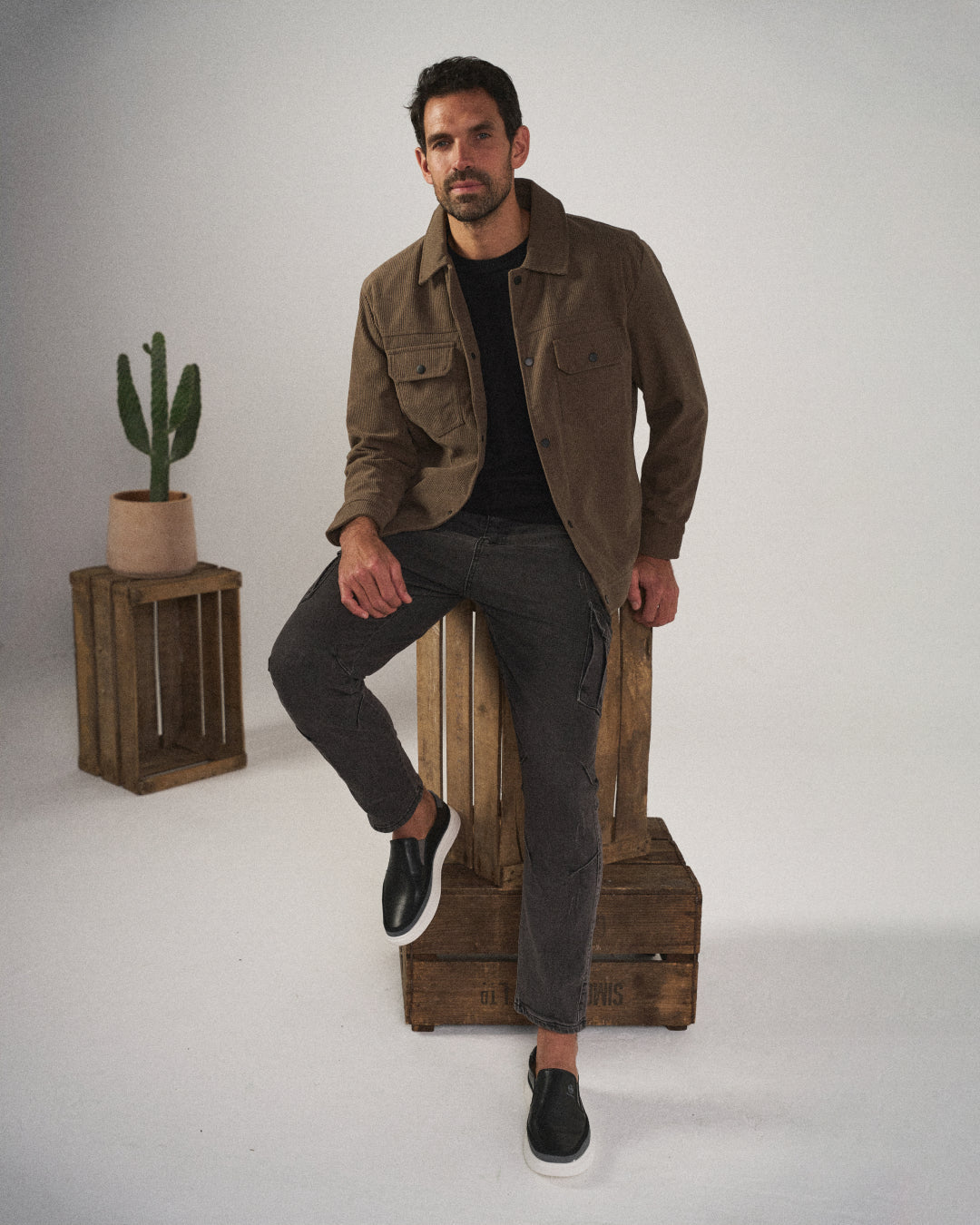 Men's Leather Slip-On Loafers