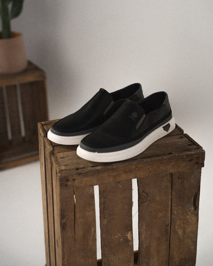 Men's Leather Slip-On Loafers