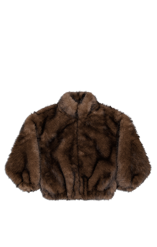 Women's Vegan Fur Coat